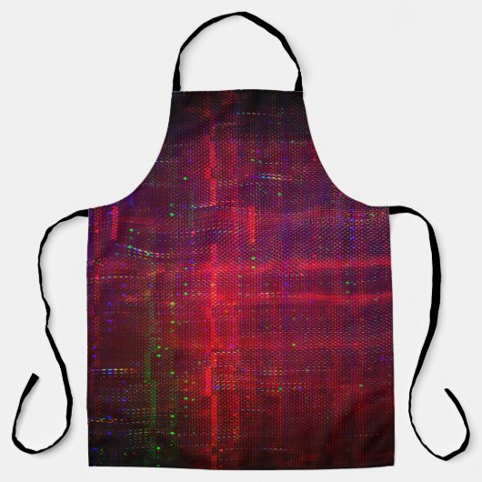 Testscherm abstract glitsen schort (Voorkant)