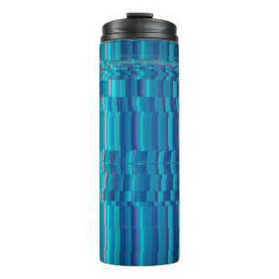 Testscherm abstract glitsen thermosbeker