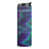 Testscherm abstract glitsen thermosbeker (Gedraaid links)