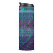 Testscherm abstract glitsen thermosbeker (Geroteerd rechts)