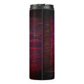 Testscherm abstract glitsen thermosbeker (Achterkant)