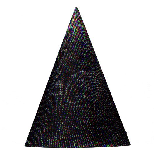 Testscherm Glitch textuur achtergrond Feesthoedjes (Voorkant)