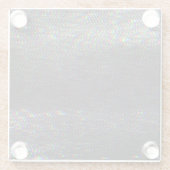 Testscherm Glitch textuur achtergrond Glazen Onderzetter (Achterkant)