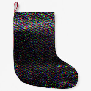 Testscherm Glitch textuur achtergrond Kleine Kerstsok