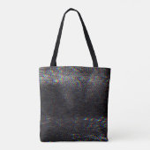 Testscherm Glitch textuur achtergrond Tote Bag (Achterkant)