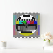 Testscherm Vierkante Klok (Huis)