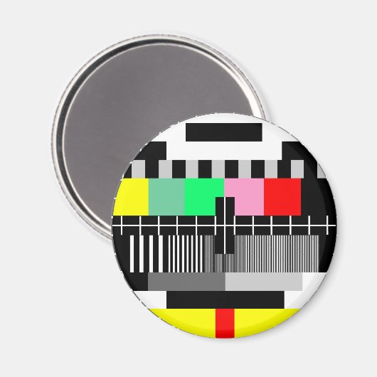 Testscherm voor kleurentelevisie magneet (Voorkant / Achterkant)