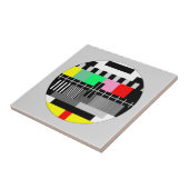 Testscherm voor kleurentelevisie tegeltje (Zijkant)