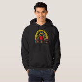 Testtest voor leraren op testdag hoodie (Voorkant volledig)