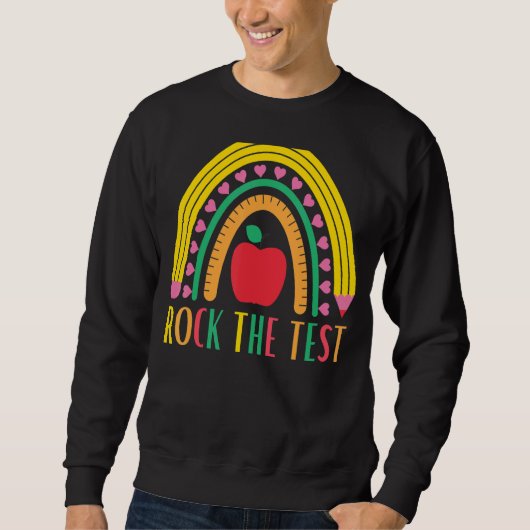 Testtest voor leraren op testdag trui (Voorkant)