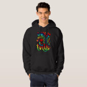 Testtestdag testdag testdag teache hoodie (Voorkant volledig)