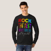 Testtestdag testdag testdag teache t-shirt (Voorkant volledig)