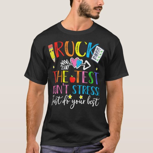 Testtestdag testdag testdag teache t-shirt (Voorkant)