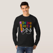 Testtestdag testdag testdag teache t-shirt (Voorkant volledig)