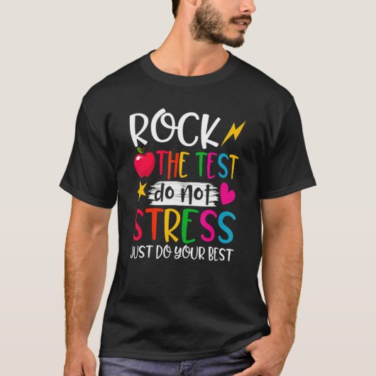 Testtestdag testdag testdag teache t-shirt (Voorkant)