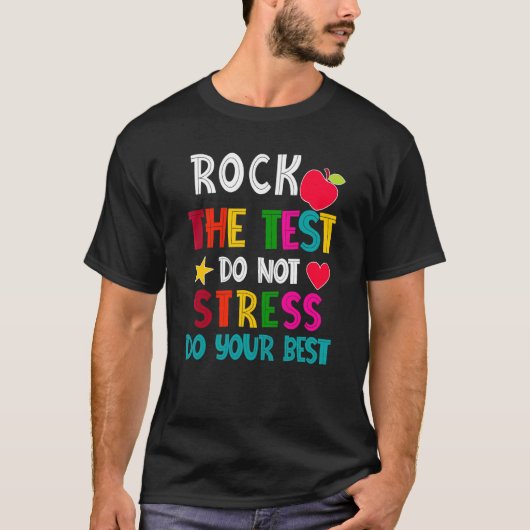 Testtestdag testdag testdag teache t-shirt (Voorkant)