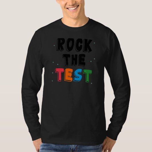 Testtestdag testdag testdag teache t-shirt (Voorkant)