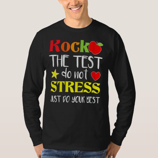 Testtestdag testdag testdag teache t-shirt (Voorkant)