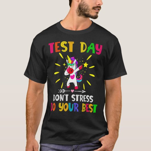 Testtestdag testdag testdag teache t-shirt (Voorkant)