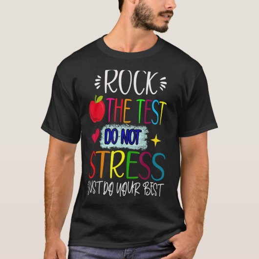 Testtestdag testdag testdag teache t-shirt (Voorkant)