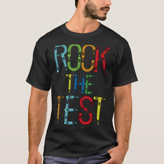Testtestdag testdag testdag teache t-shirt (Voorkant)