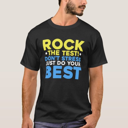 Testtestdag testdag testdag teache t-shirt (Voorkant)