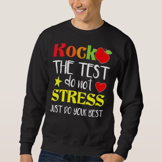 Testtestdag testdag testdag teache trui (Voorkant)