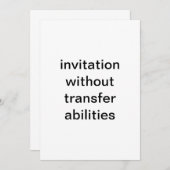 testuitnodiging kaart (Voorkant / Achterkant)