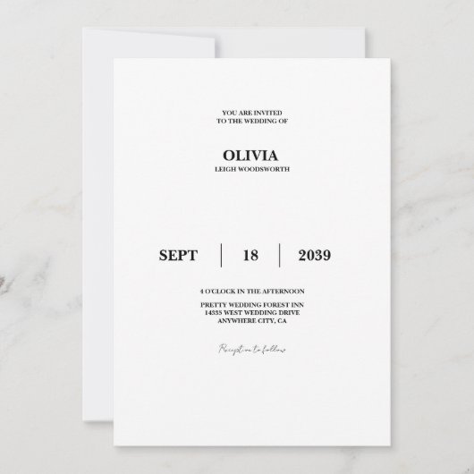 testuitnodiging kaart (Voorkant)