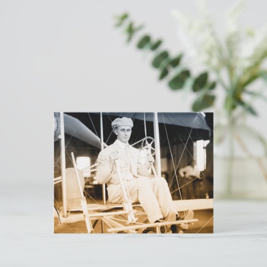 testvlucht briefkaart (Staand voorkant)