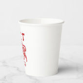 Tet 2023 Vietnamees nieuwjaar kat Papieren Bekers (Links)