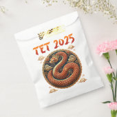 Tet 2025 Jaar van de Slang Vietnamees Nieuwjaar Bedankzakje (Gezegeld)