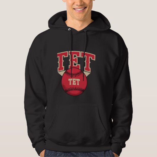TET Baseball Logo Hoodie (Voorkant)