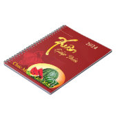 Tet Chuc Mung Nam Moi Gelukkig Nieuwjaar Xuan 2024 Notitieboek (Linkerzijde)