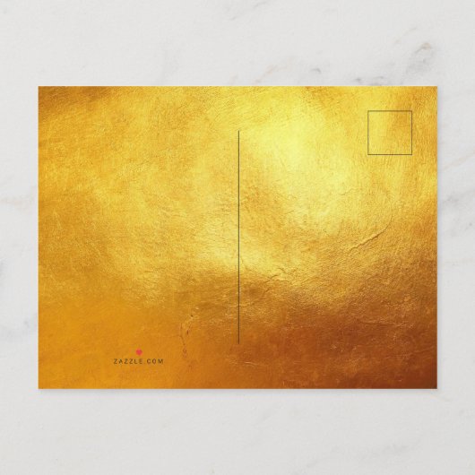 Tet Hoa Anh Dao Blossom Vietnamees Nieuwjaar Goud Uitnodiging Briefkaart (Achterkant)