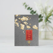 Tet Nieuwjaar Geel Hoa Mai Blossoms Briefkaart (Staand voorkant)