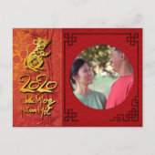 Têt Rat Year 2020 Photo lijst Uw afbeelding-pc toe Uitnodiging Briefkaart (Voorkant)