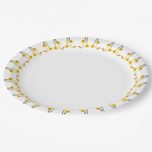 Tête à tête papieren bordje (Gekanteld)