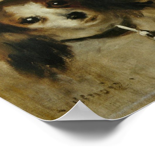 Tête de chien - Pierre Auguste Renoir Poster (Hoek)