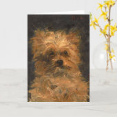Tête du Chien "Bob" | Édouard Manet Kaart (Gele Bloem)