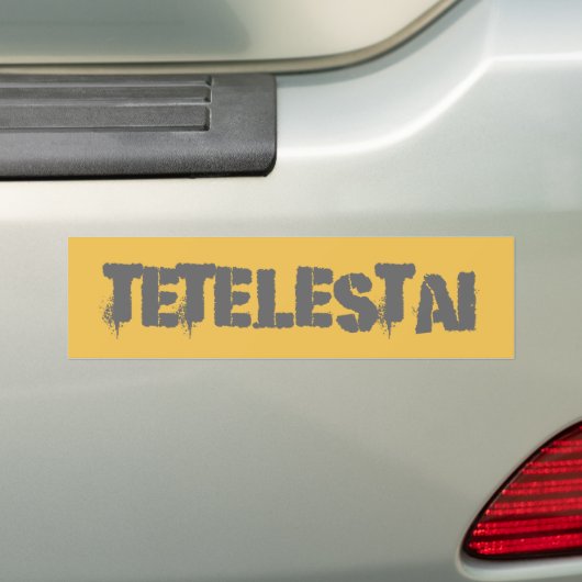 Tetelestai Christelijke Bumpersticker (Op auto)