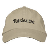 Tetelestai Embroidered Flexfit Wool Cap Geborduurde Pet (Voorkant)