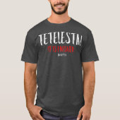 Tetelestai Het is voorbij paaskruis Jezus T-shirt (Voorkant)