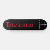 Tetelestai Three Nails Christelijk Persoonlijk Skateboard (Horizontaal)