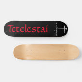 Tetelestai Three Nails Christelijk Persoonlijk Skateboard (Horizontaal)