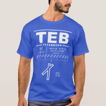 Teterboro Luchthaven TEB T-shirt