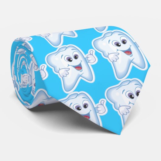 Teth - Happy Tooth Stropdas (Opgerold)