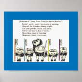 Teth: KinderTandpenseel rond 1922 Poster (Voorkant)