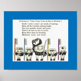 Teth: KinderTandpenseel rond 1922 Poster