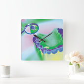 Teth Model Mirror Review Dentist Wall Clock Vierkante Klok (Huis)